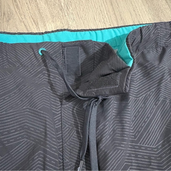 Zeroxposur Mens Gray Blue Lined Swim Trunks Shorts Comfort Waist Sz XXL NWT - Picture 7 of 8